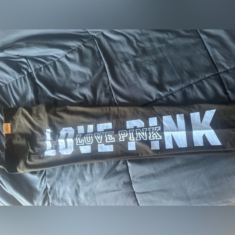VS pink cotton logo leggings